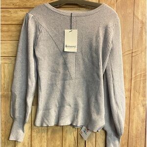 &merci gray sweater size small